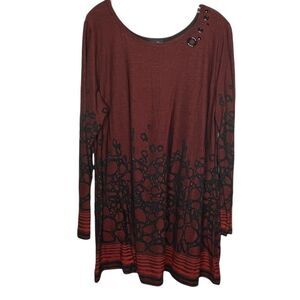 Max & Rina Top Dress With Grommets